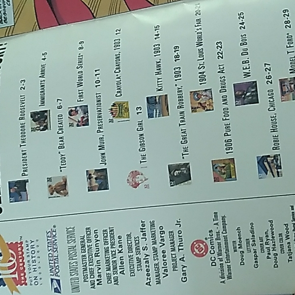 🇺🇸  SUPERMAN USPS Super Heroes Stamp Album 1999 Vintage 🦸🏻 - Picture 6 of 16